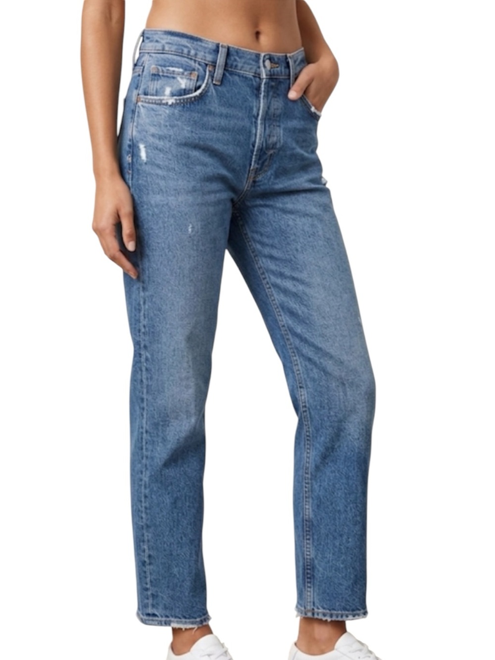 AGOLDE Kye Straight Crop Jeans Women’s 29 – Mid Rise Organic Cotton 
U